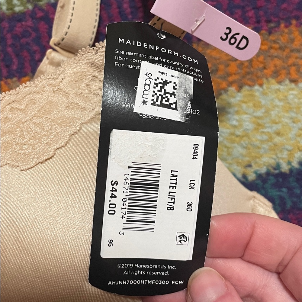 NWT Maidenform T-Shirt Bra 36D - Picture 3 of 8